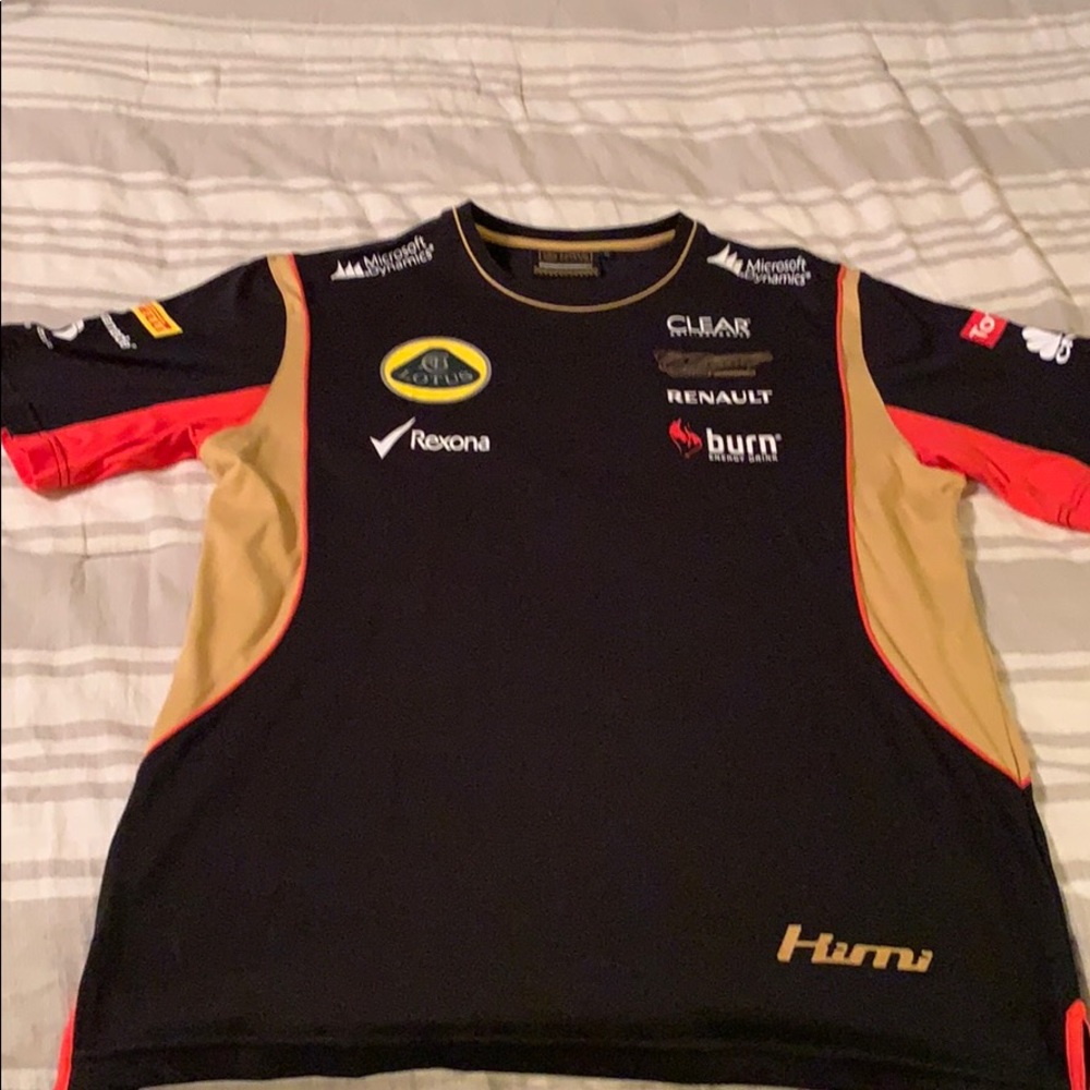 F1 Lotus xl pit crew tshirt